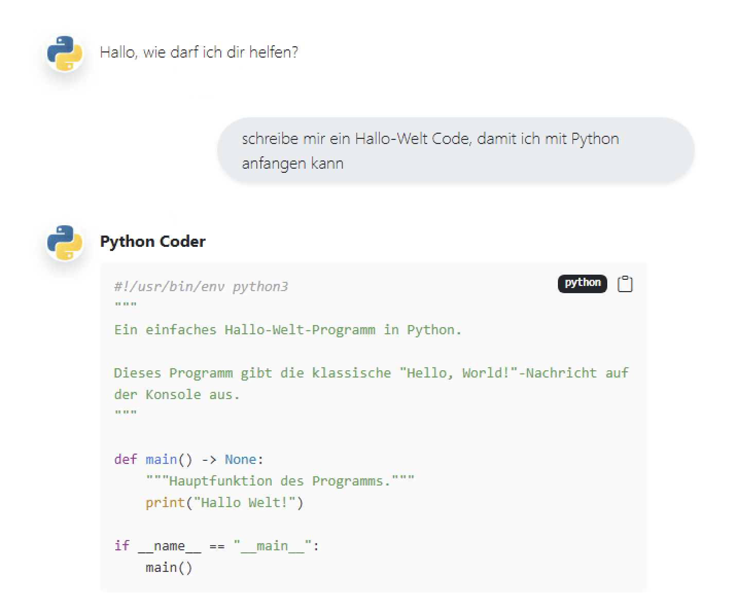 Python Coder Screenshot