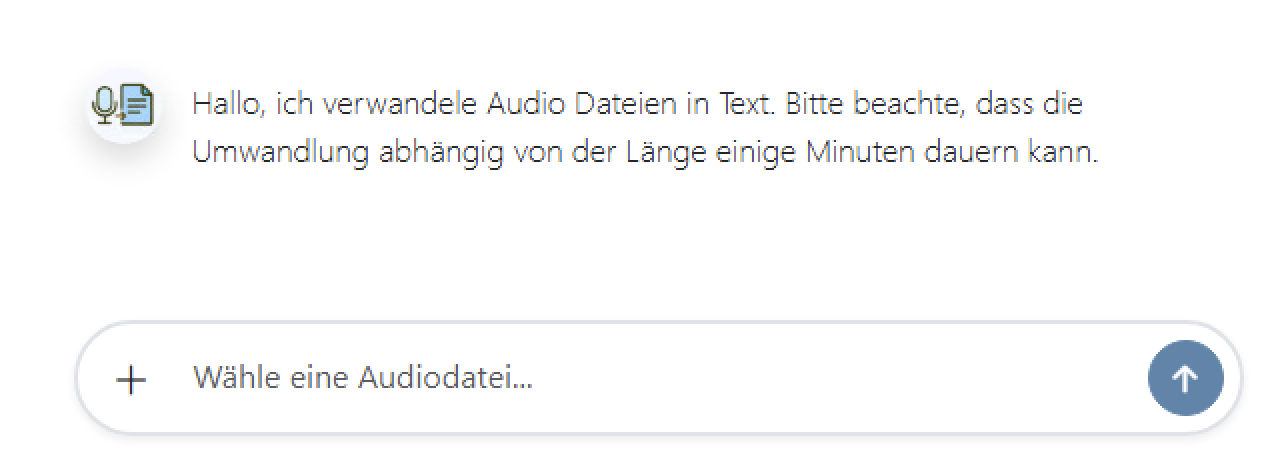 Speech to Text Screenshot